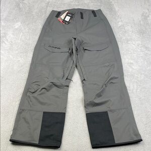 NEW Dakine S Womens RECCO Gray Snow Pants with Black Details‎ Reach 20k 2L